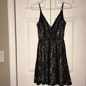 Laced babydoll dress